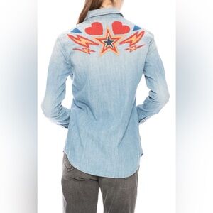 Mother All My Exes Denim Shirt EUC size Small